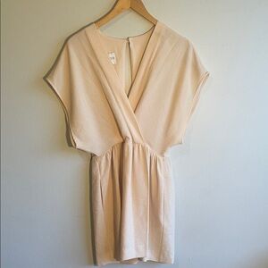 Elegant Cream Mini Dress
